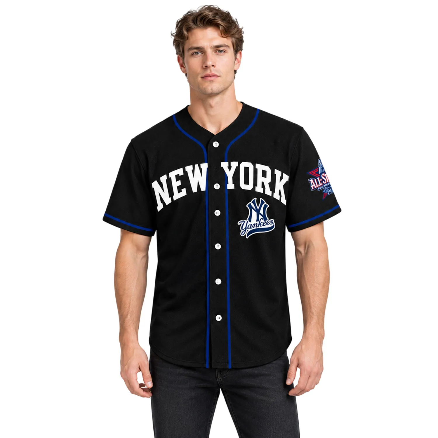 New York Yankees Jerseys – Dynamic Black Style