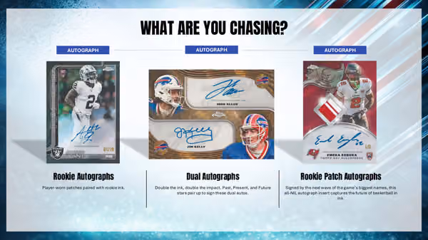 2025 Topps Chrome Football NFL Hobby Box view 5
