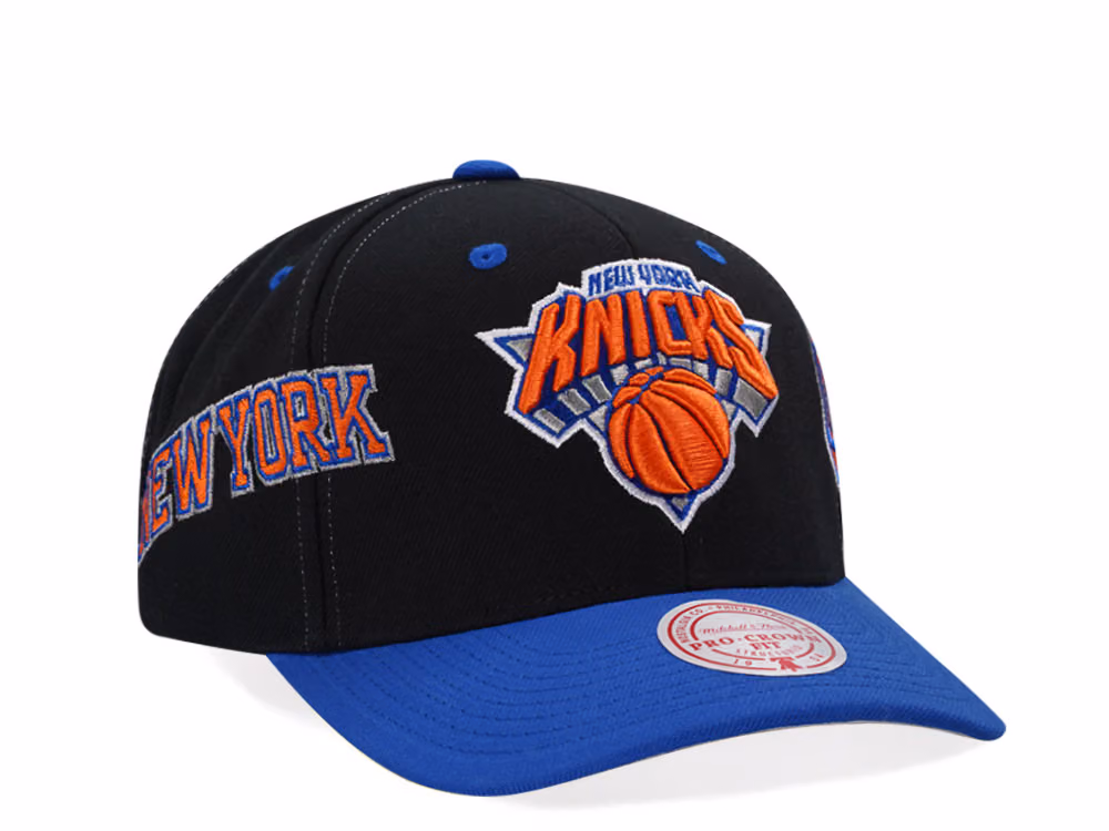 Mitchell & Ness New York Knicks Classic Pro Crown Fit Snapback Hat front