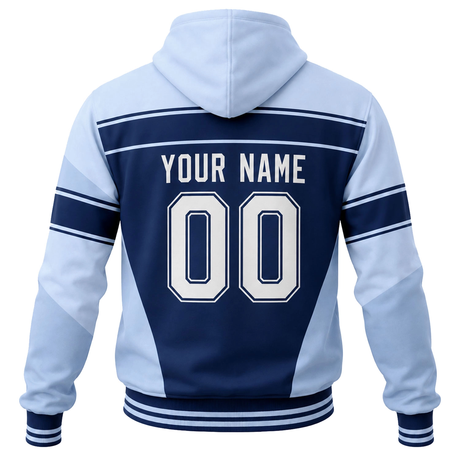 Sporting KC Hoodie Stunning Light Blue Stripe Pullover