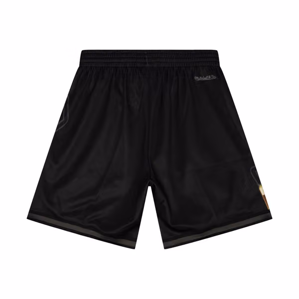 San Antonio Spurs Big Face 4.0 Mitchell & Ness NBA Shorts Black view 2
