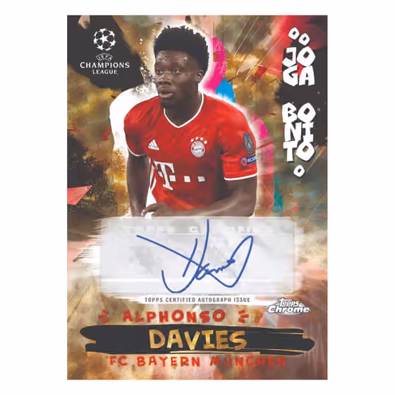 2020/21 Topps Chrome UEFA Champions League Soccer Hobby Box view 3
