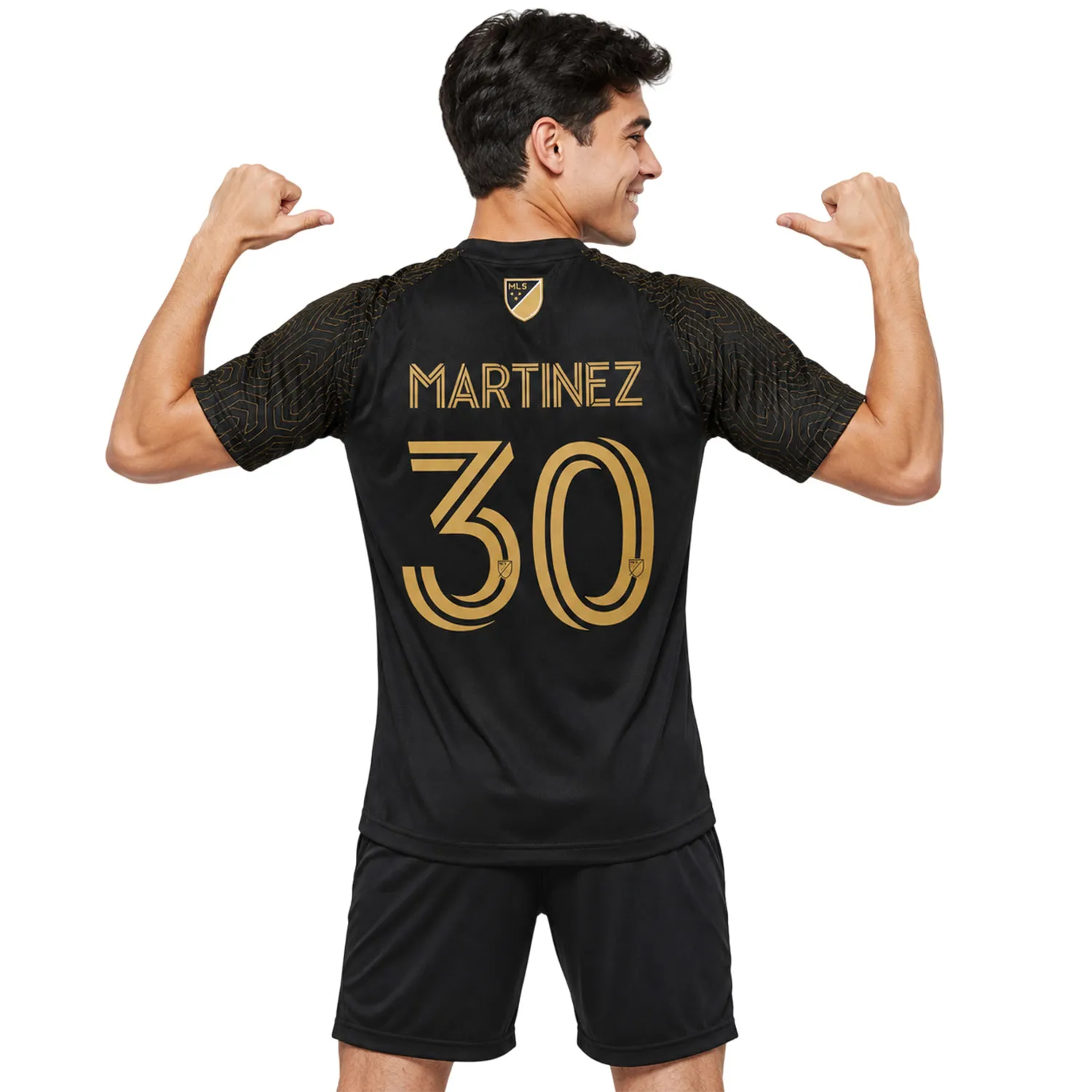 David Martinez LAFC Jersey Stunning Black Gold Shirt