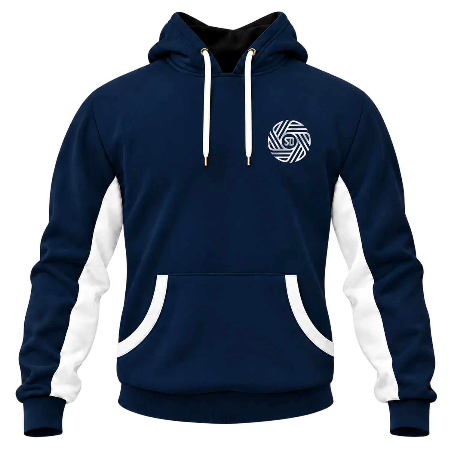 San Diego FC Hoodie Navy Bold Flow Graphic