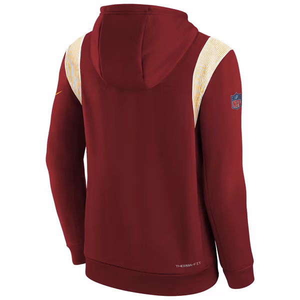 Washington Commanders 2022 NFL On-Field Sideline Therma Hoodie (YOUTH) view 3