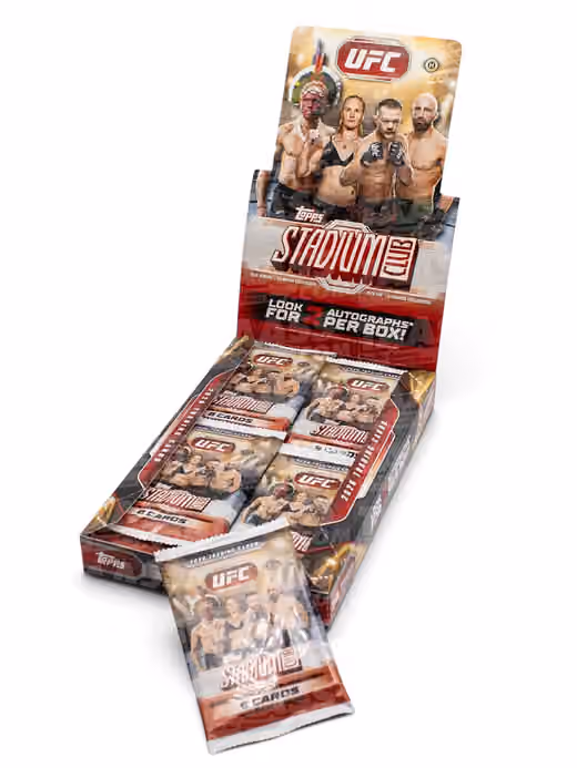 2026 Topps Stadium Club UFC Hobby Pack view 2