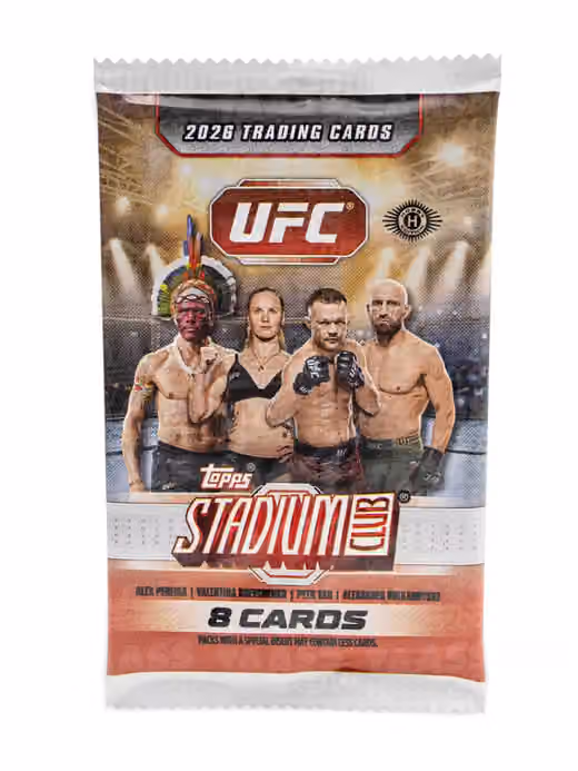 2026 Topps Stadium Club UFC Hobby Pack view 1
