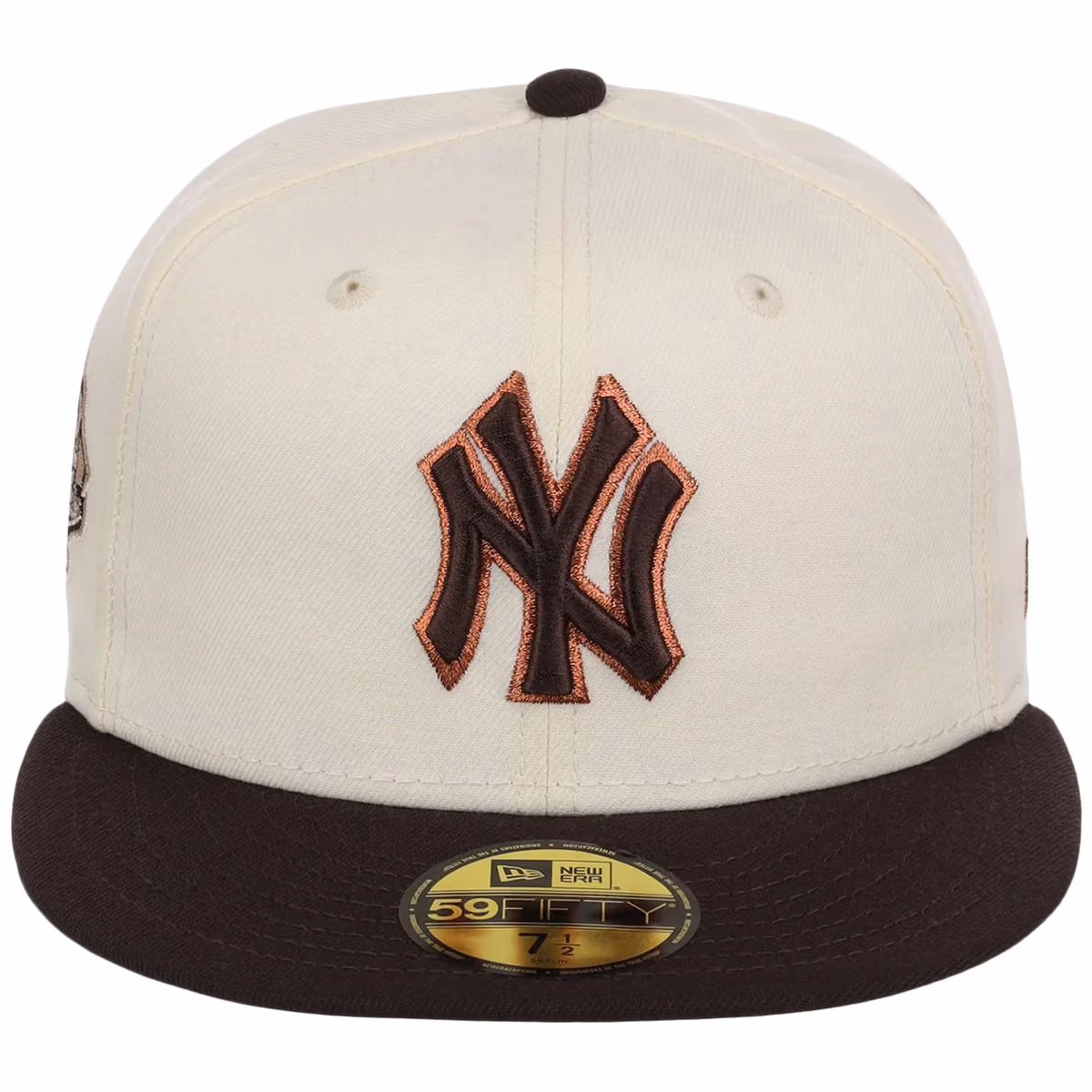 New York Yankees MLB Walnut Reserve New Era 59FIFTY detail view