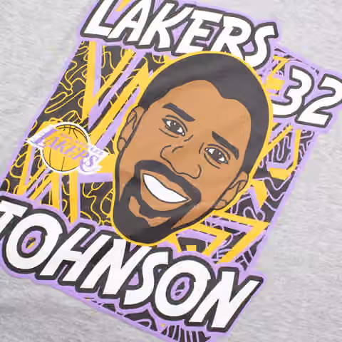 Magic Johnson Los Angeles Lakers Court King Youth NBA T-Shirt (YOUTH) view 3