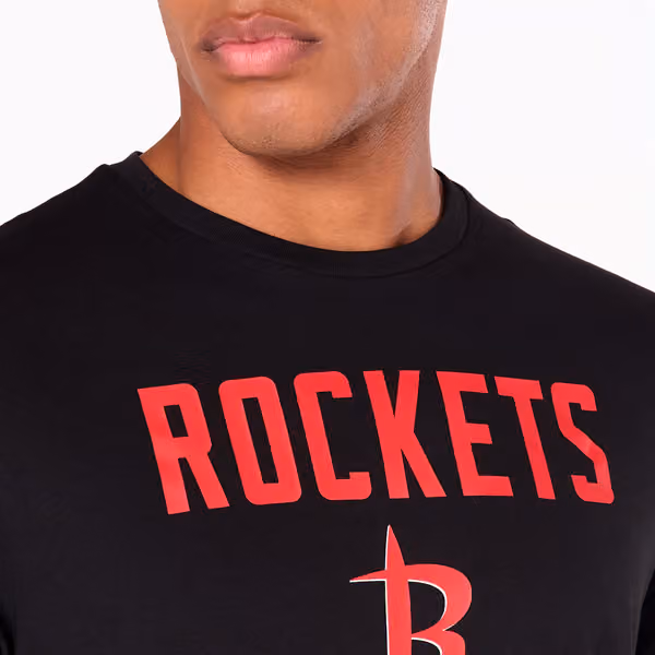 Houston Rockets Team Logo New Era NBA T-Shirt Black view 4