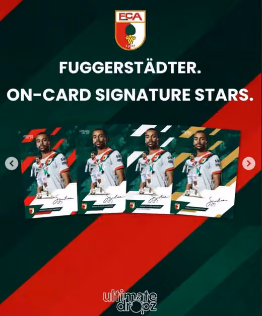 2026 Ultimate Dropz FC Augsburg Hobby Box view 4