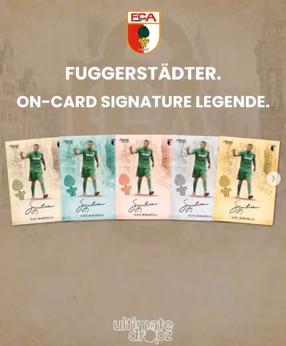 2026 Ultimate Dropz FC Augsburg Hobby Box view 2