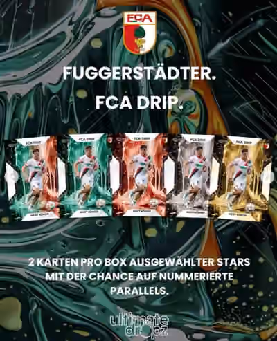 2026 Ultimate Dropz FC Augsburg Hobby Box view 5