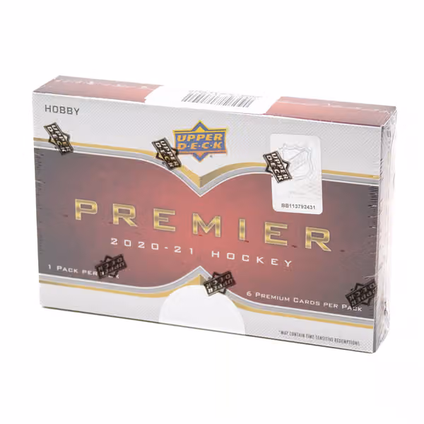 2020/21 Upper Deck Premier Hockey Hobby Box NHL view 1