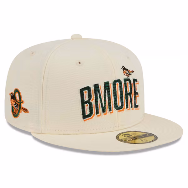 Baltimore Orioles MLB City Connect Fan Pack 59FIFTY Fitted Cap Natural product photo