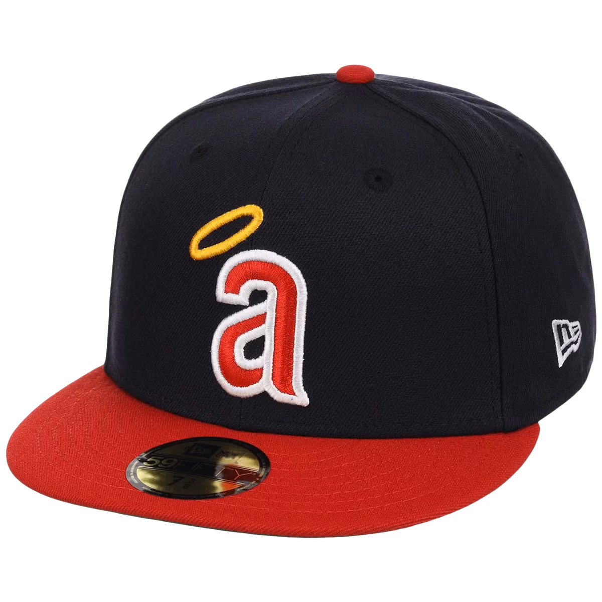 California Angels MLB Cooperstown Authentic Collection New Era 59FIFTY (Navy/Red) detail view