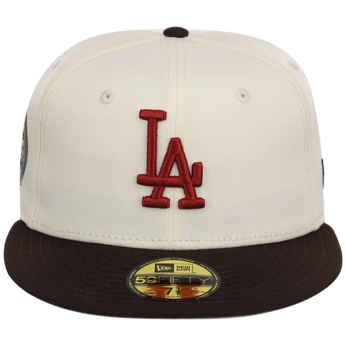 Los Angeles Dodgers Fitted Feast New Era 59FIFTY 'Biscuit' detail view