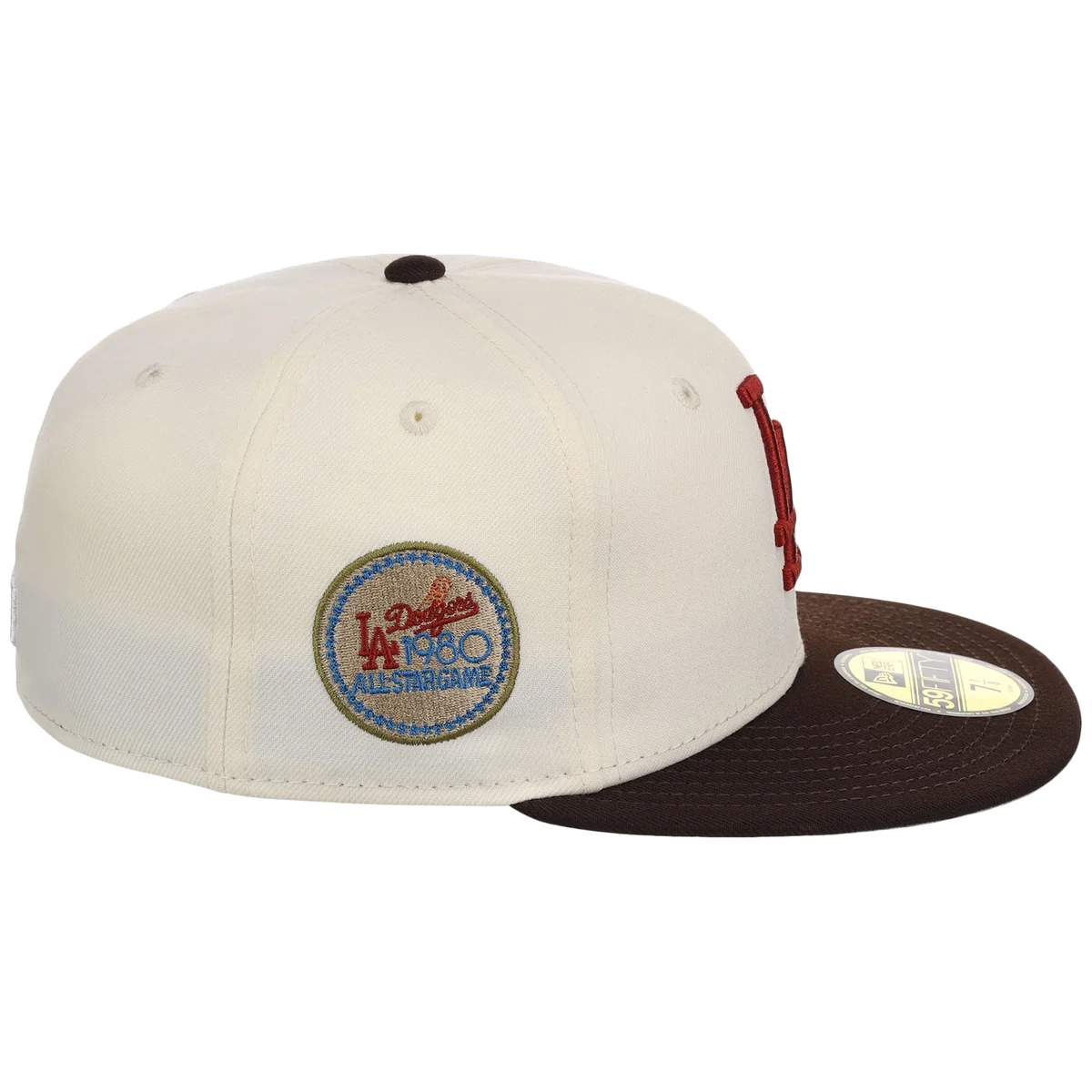 Los Angeles Dodgers Fitted Feast New Era 59FIFTY 'Biscuit' detail view