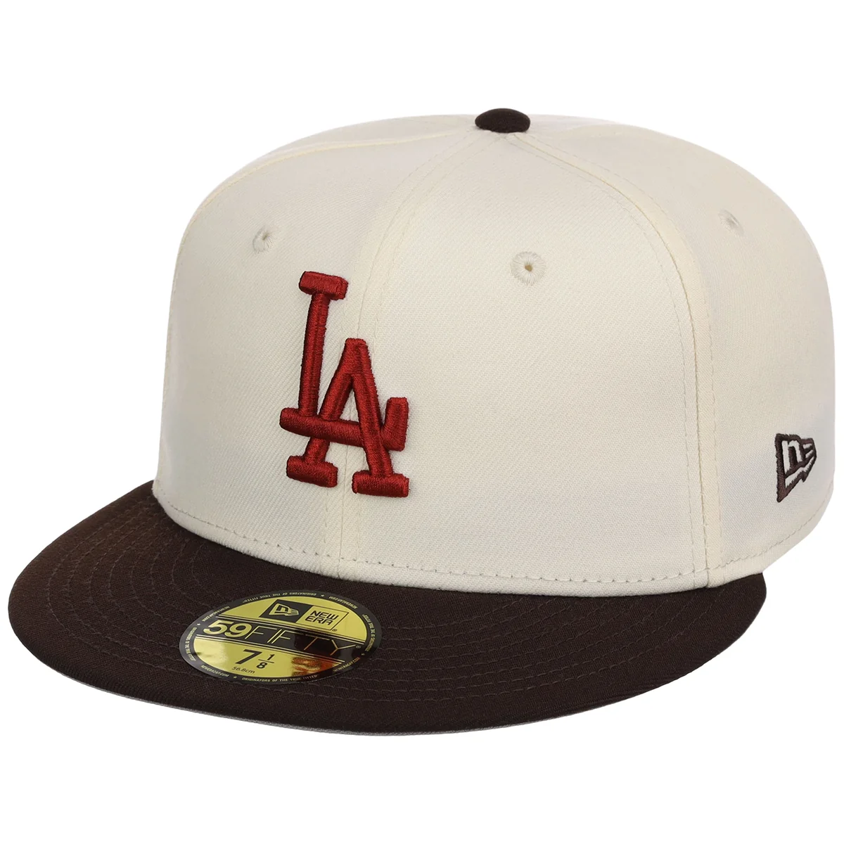 Los Angeles Dodgers Fitted Feast New Era 59FIFTY 'Biscuit' detail view