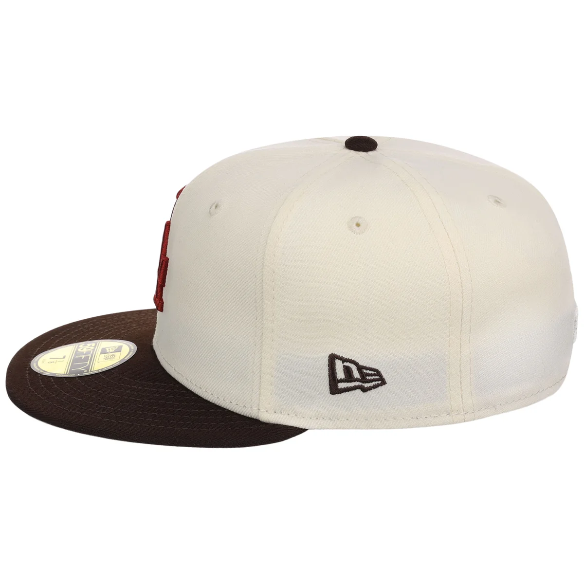 Los Angeles Dodgers Fitted Feast New Era 59FIFTY 'Biscuit' detail view