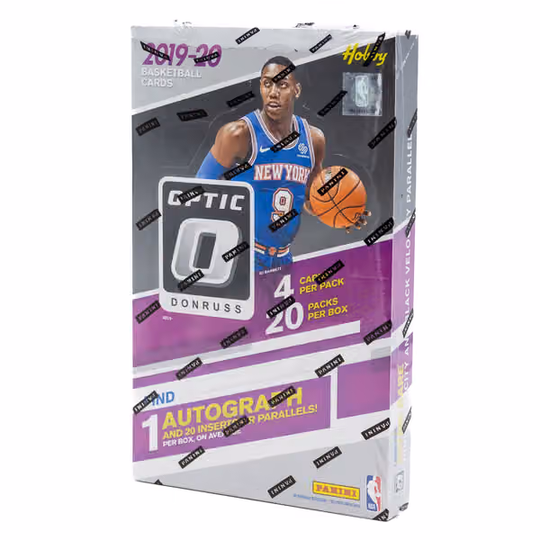 2019/20 Panini Donruss Optic Basketball Hobby Box NBA view 1