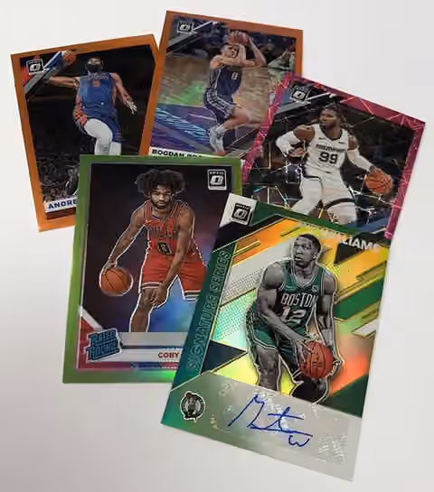 2019/20 Panini Donruss Optic Basketball Hobby Box NBA view 3