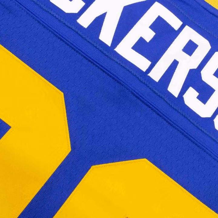 Eric Dickerson #29 Los Angeles Rams Mitchell & Ness Legacy Throwback NFL Jersey Blue view 5