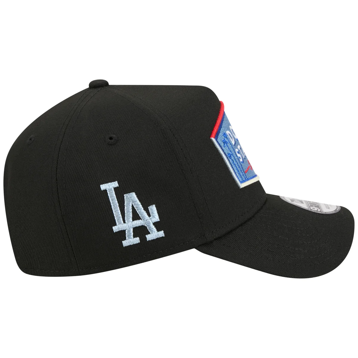 Los Angeles Dodgers Los Angeles Crown the City - Stadium - Black/Black New Era 9FORTY detail view