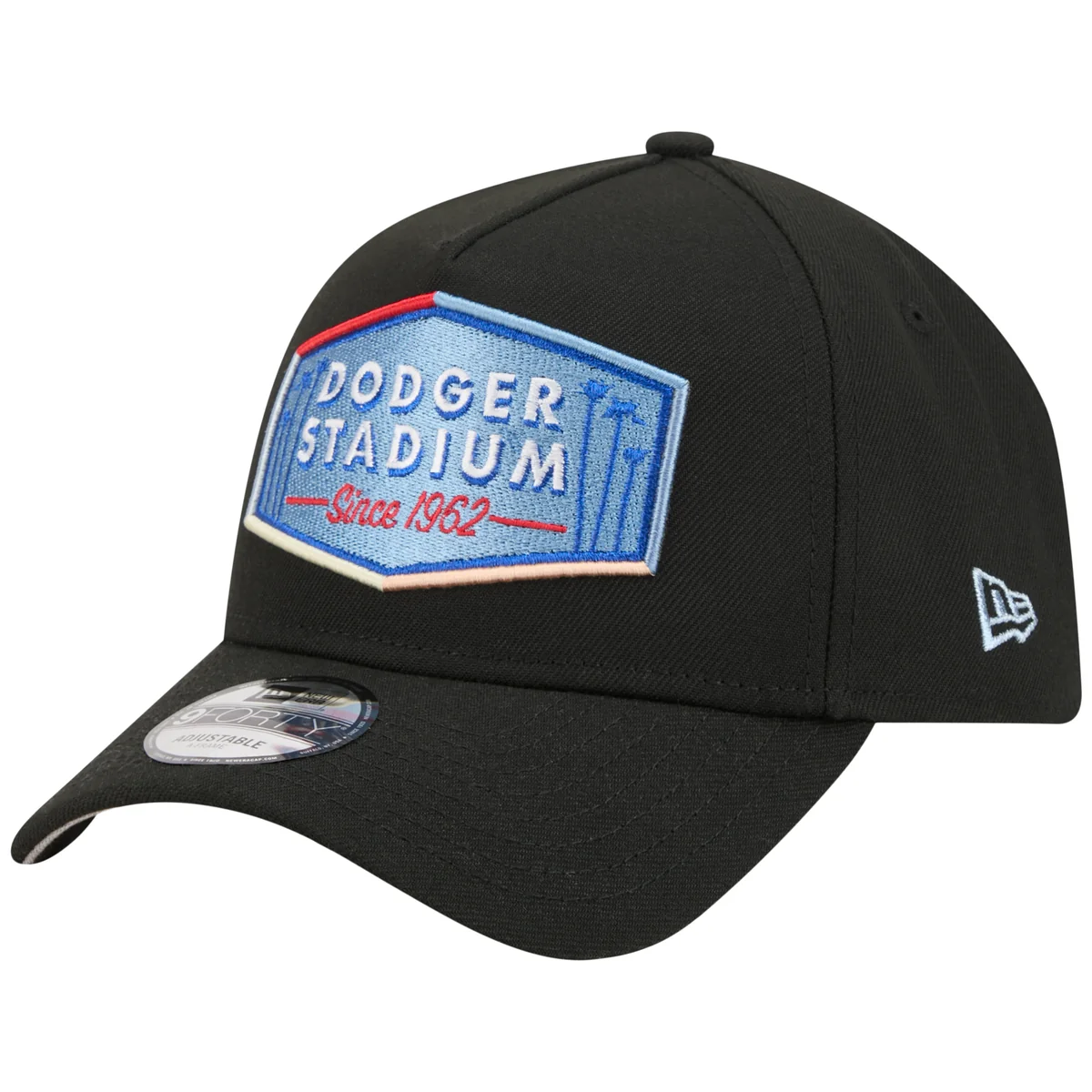 Los Angeles Dodgers Los Angeles Crown the City - Stadium - Black/Black New Era 9FORTY detail view