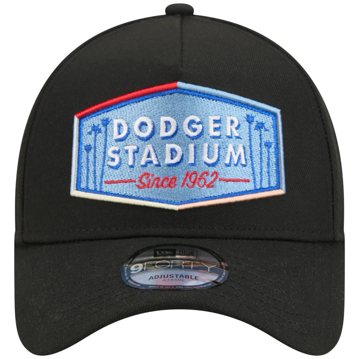 Los Angeles Dodgers Los Angeles Crown the City - Stadium - Black/Black New Era 9FORTY detail view