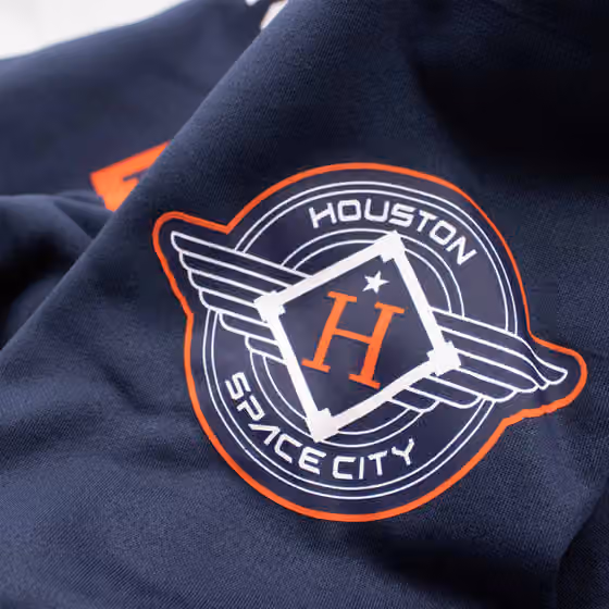 Houston Astros City Connect 2026 MLB Authentic Therma Hoodie Navy view 4