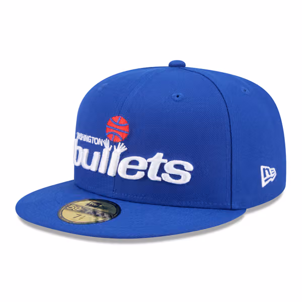 Washington Bullets 1974-1987 Hardwood Classics 59FIFTY Fitted Cap Blue product photo