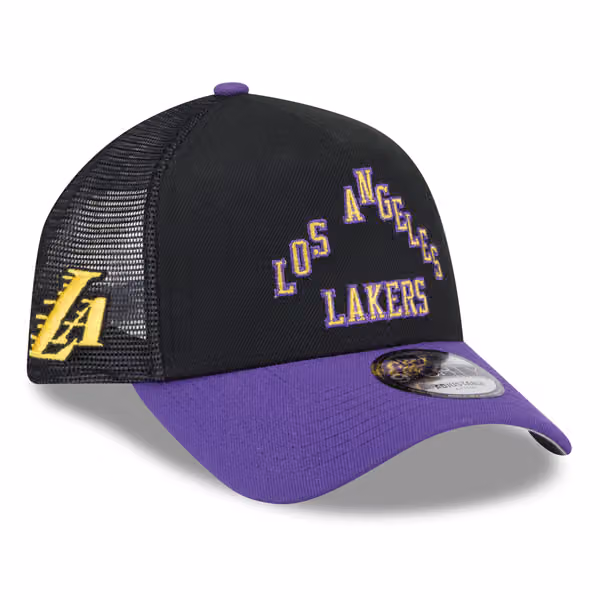 Los Angeles Lakers 2025-26 NBA City Edition 9FORTY A-Frame Trucker Cap product photo
