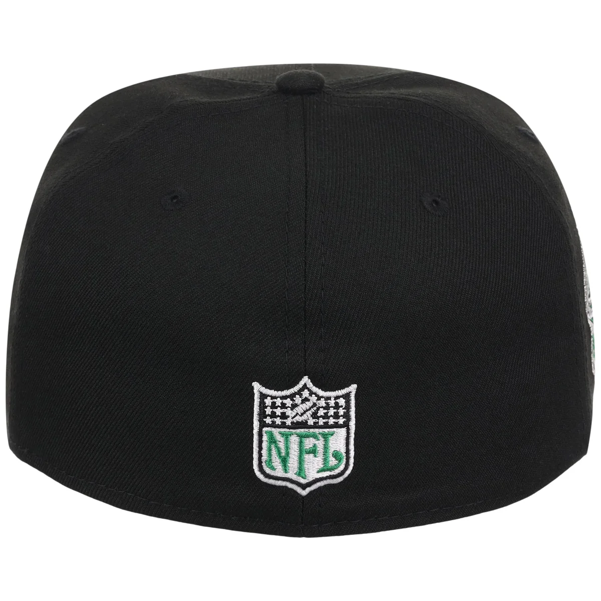 Philadelphia Eagles NFL Black Dome New Era 59FIFTY detail view