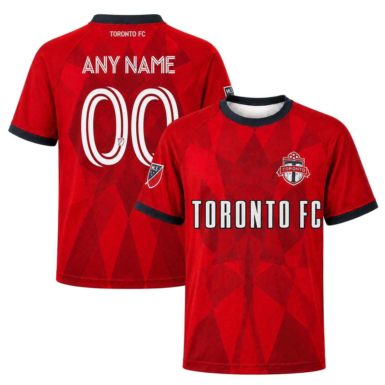 Toronto FC Custom Home Jersey – Vibrant Red Fan Kit
