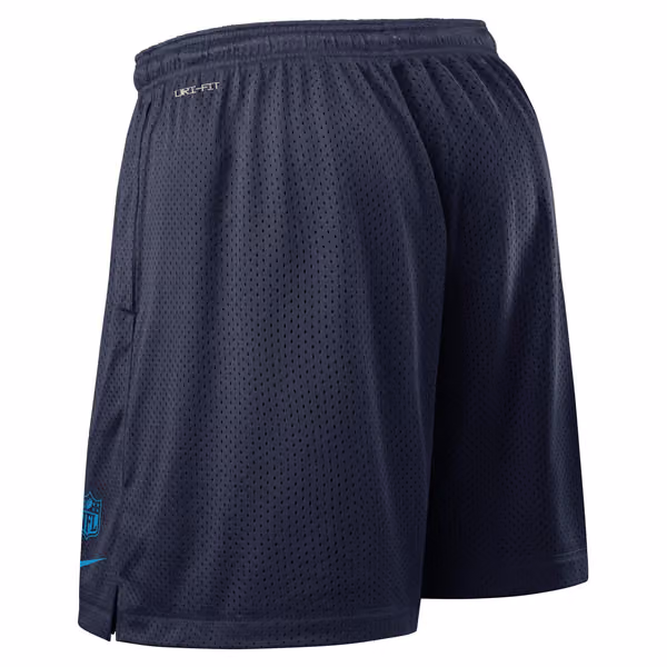 Tennessee Titans 2025 NFL Sideline Reversible Mesh Nike Dri-FIT Shorts Navy view 3
