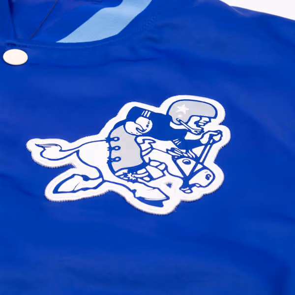 Dallas Cowboys Rewind Legacy Bomber Jacket Blue/Cream view 4