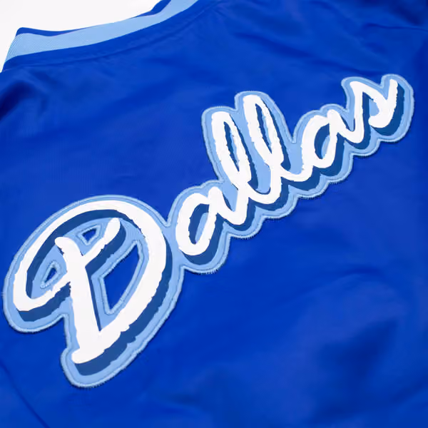 Dallas Cowboys Rewind Legacy Bomber Jacket Blue/Cream view 5