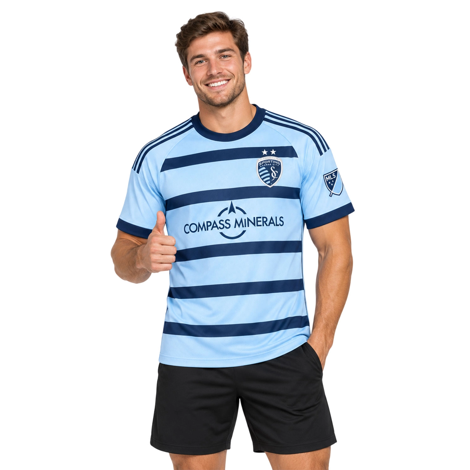 Sporting Kansas City Home Jersey Kids Dynamic Light Blue