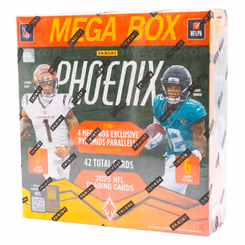 2025 Panini Phoenix Football Hobby NFL Mega Box view 1