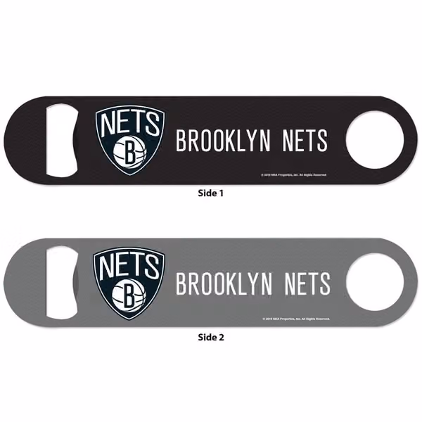 Brooklyn Nets NBA WinCraft Metal Bottle Opener view 1