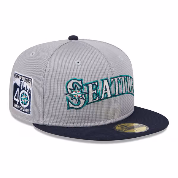 Seattle Mariners Pivot Mesh Crown New Era 59FIFTY Fitted MLB Cap product photo