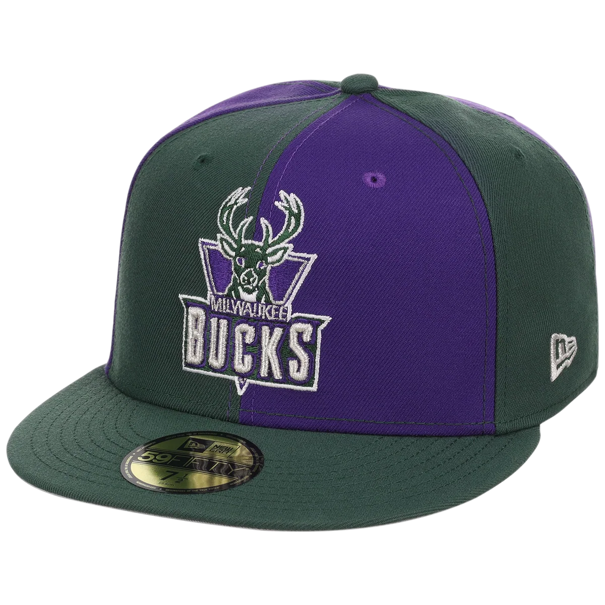 Milwaukee Bucks NBA Pinwheel 2.0 New Era 59FIFTY detail view