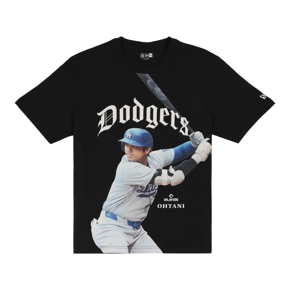 Los Angeles Dodgers MLB 'Batter Up' New Era T-Shirt Collection - Shohei Ohtani front view