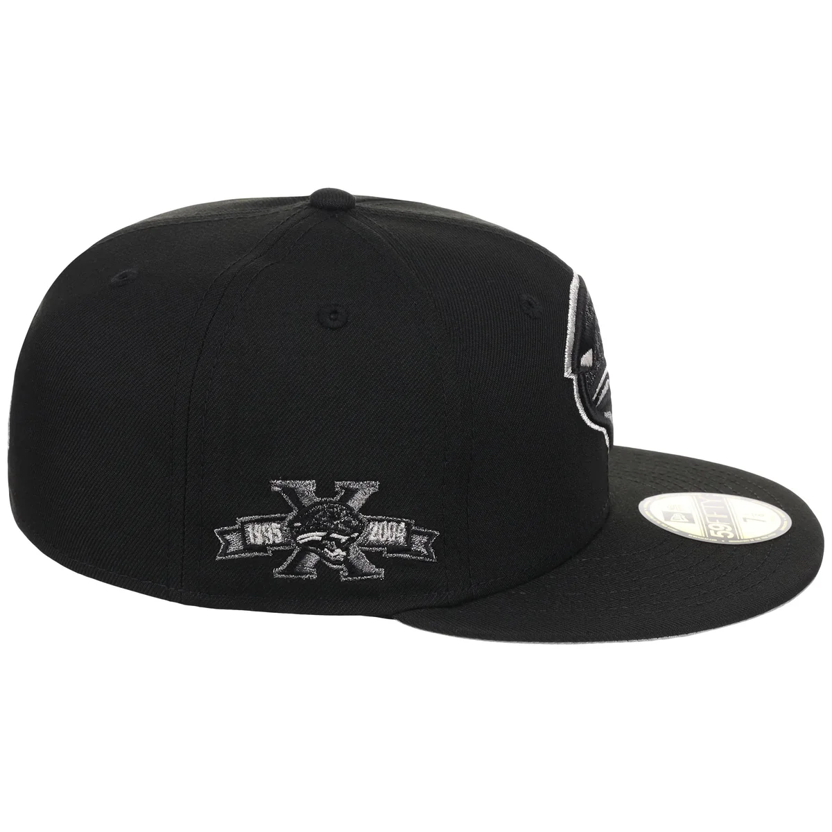 Jacksonville Jaguars NFL Liquid Titanium New Era 59FIFTY detail view