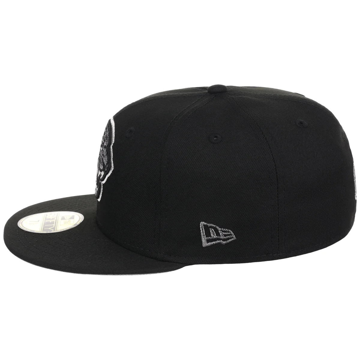 Jacksonville Jaguars NFL Liquid Titanium New Era 59FIFTY detail view