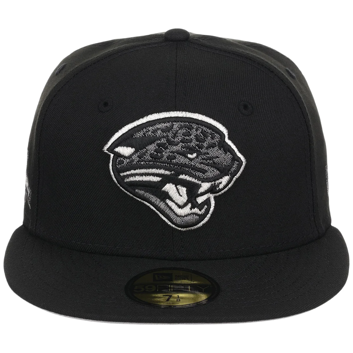 Jacksonville Jaguars NFL Liquid Titanium New Era 59FIFTY detail view