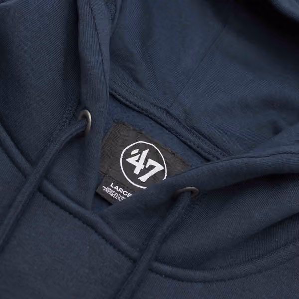 Washington Capitals Logo '47 Burnside NHL Hoodie Navy view 4