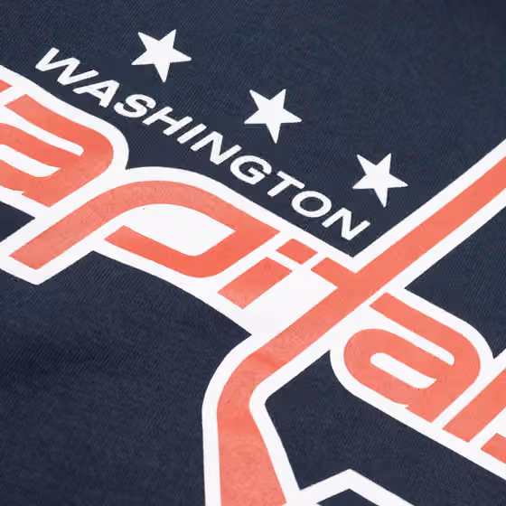 Washington Capitals Logo '47 Burnside NHL Hoodie Navy view 3