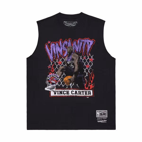 Vince Carter Toronto Raptors Best In Class Muscle Tank Top Black view 1